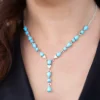 Sleeping Beauty-Türkis-Silbercollier (Faszination Türkis)