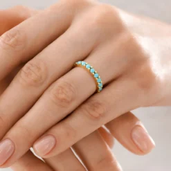 Sleeping Beauty-Türkis-Silberring (Faszination Türkis)