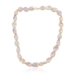 Süßwasserzuchtperlen-Goldcollier