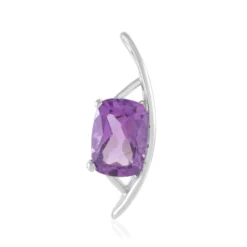 Uruguay-Amethyst-Silberanhänger