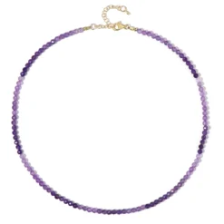 Uruguay-Amethyst-Silberhalskette