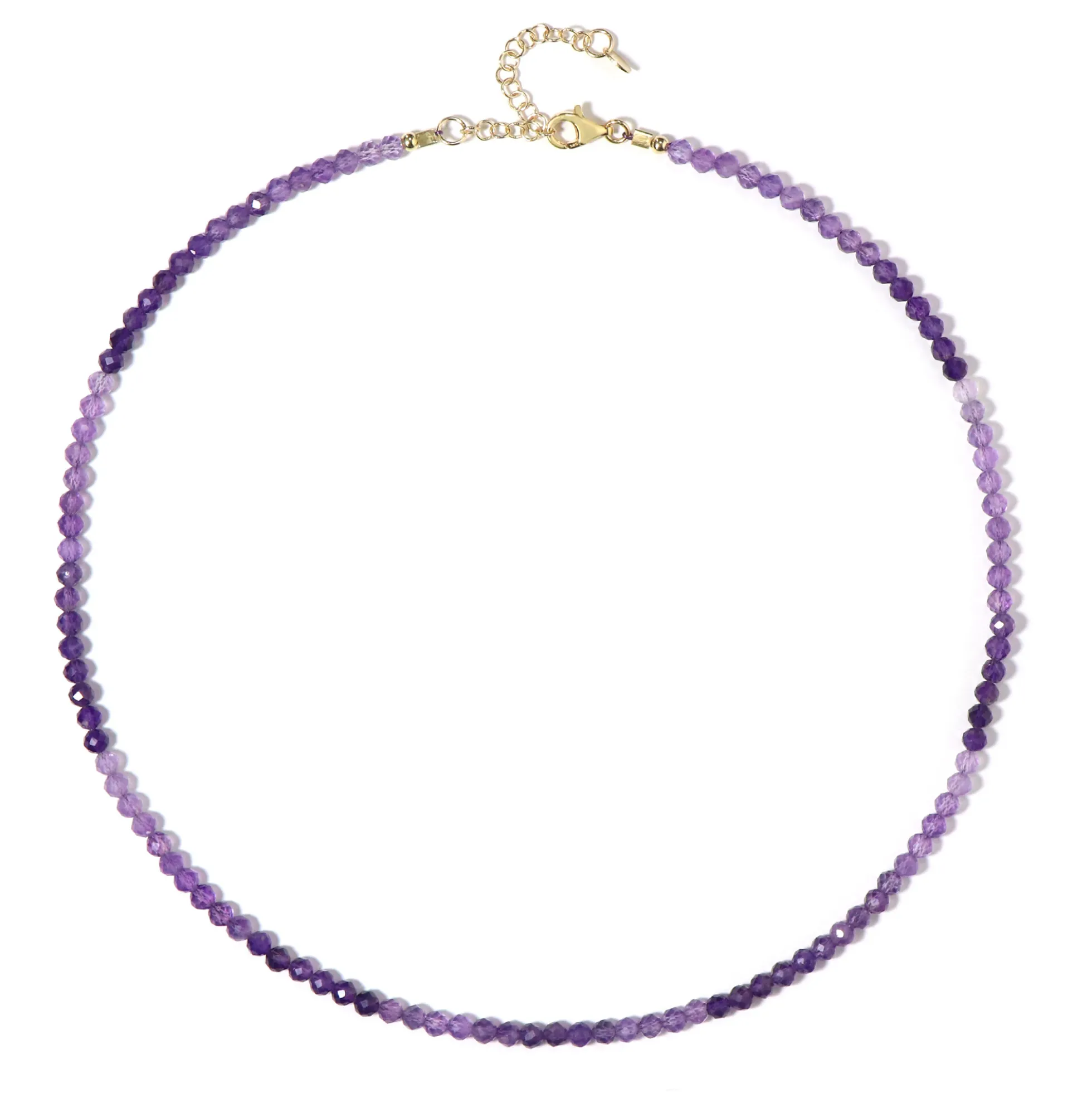 Uruguay-Amethyst-Silberhalskette