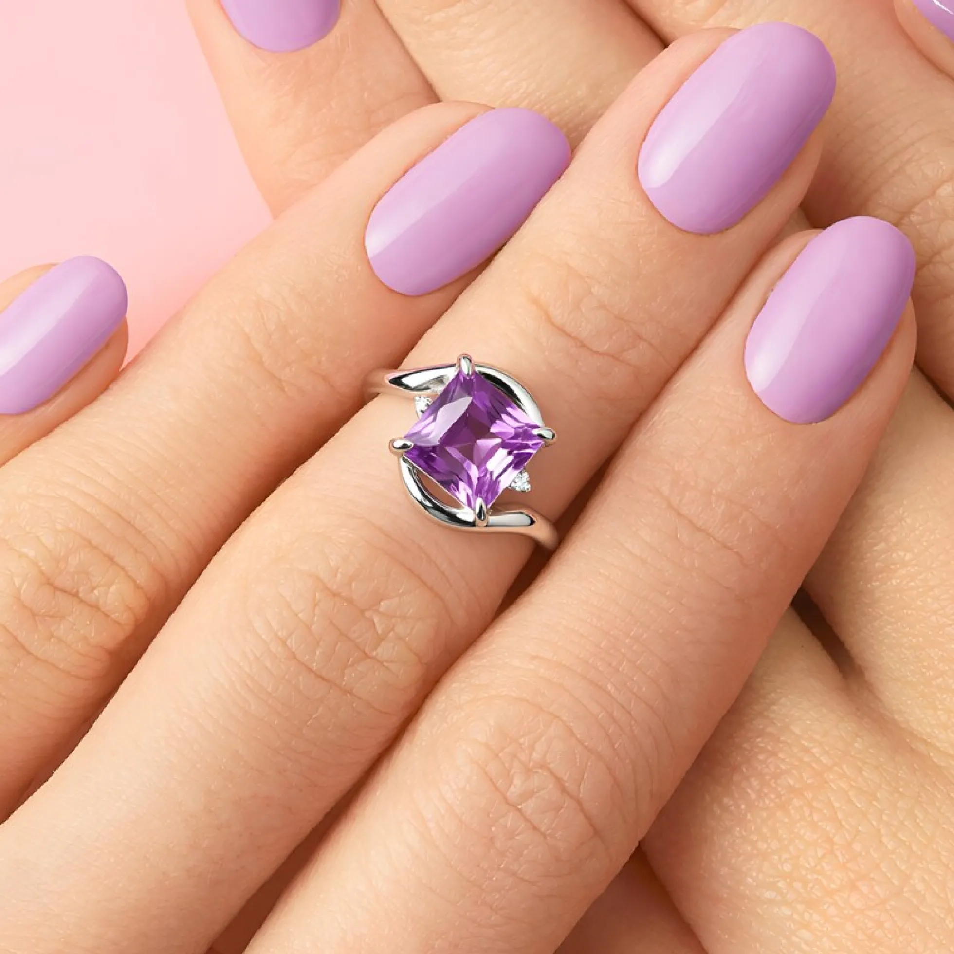 Uruguay-Amethyst-Silberring
