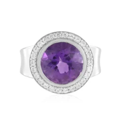 Uruguay-Amethyst-Silberring