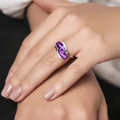 Uruguay-Amethyst-Silberring