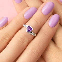 Uruguay-Amethyst-Silberring