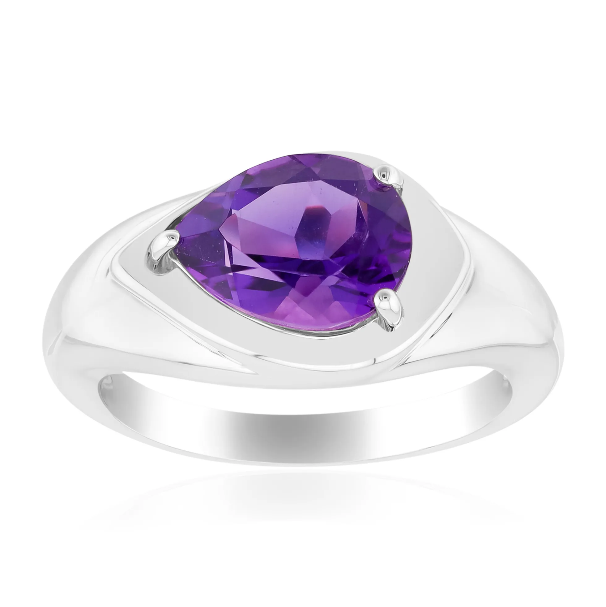 Uruguay-Amethyst-Silberring