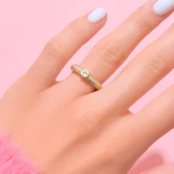 VS1 Argyle-Rose de France-Brillant-Goldring
