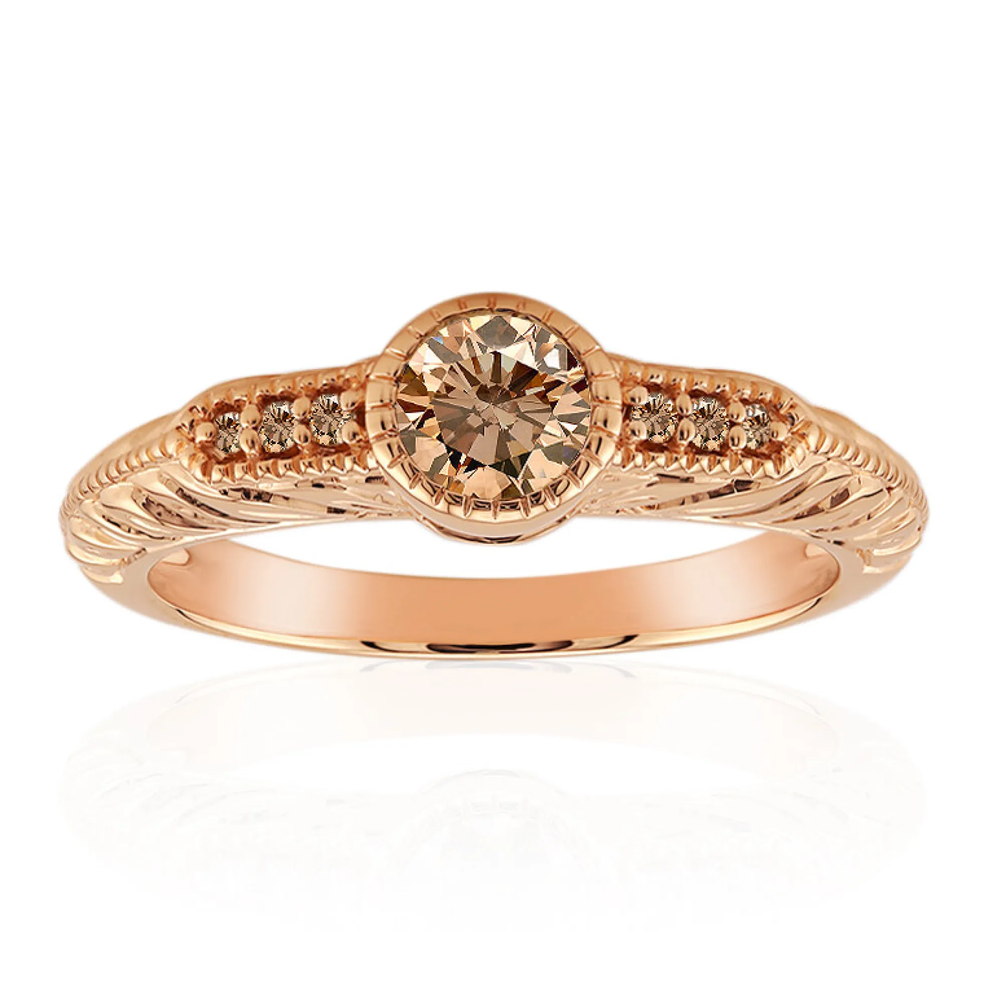 VS1 Argyle-Rose de France-Brillant-Goldring