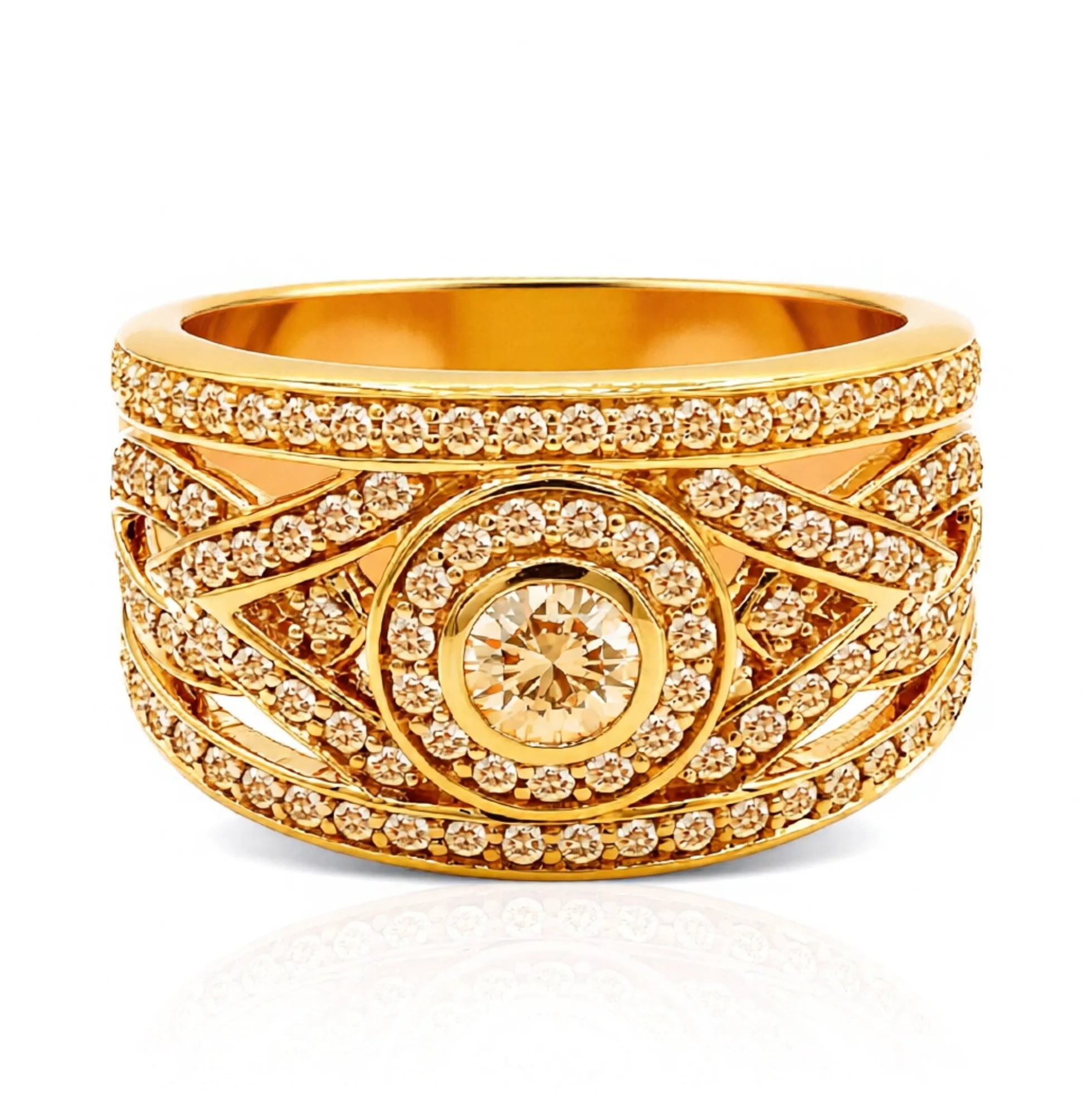 VS1 Argyle-Rose de France-Brillant-Goldring