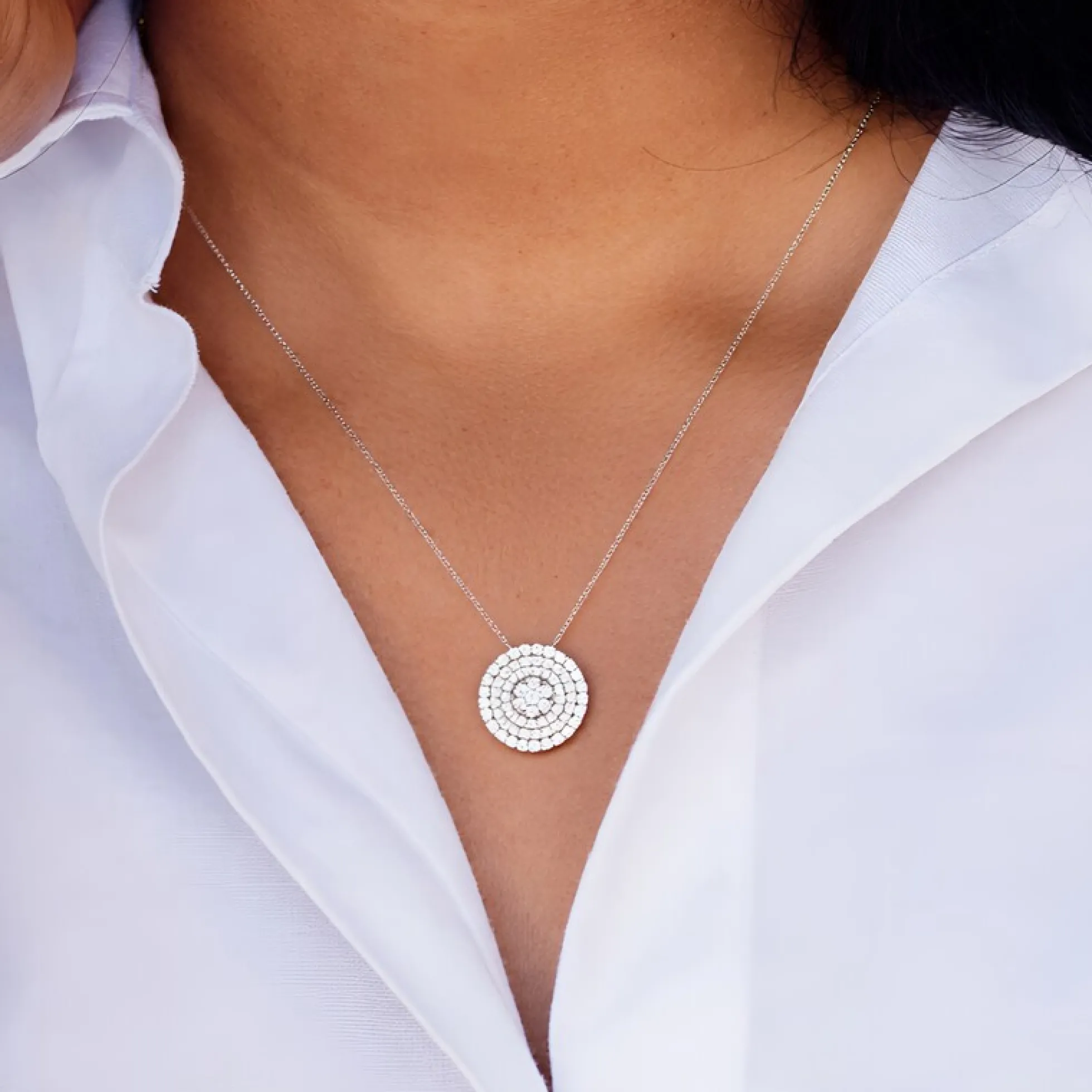 VVS1 (G) Brillant-Goldanhänger