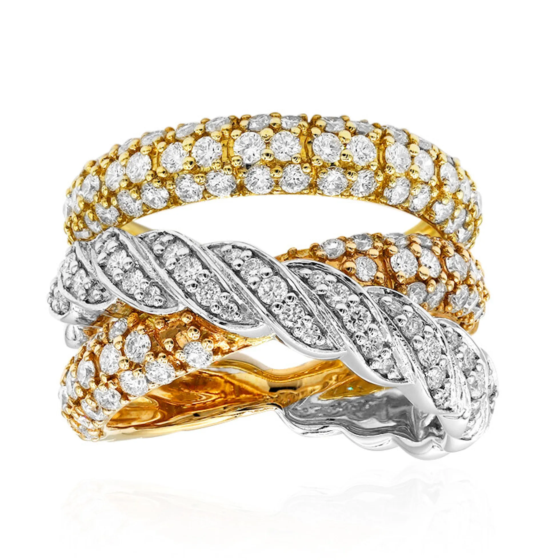 VVS1 (G) Brillant-Goldring