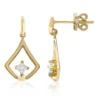 VVS1 (G) Diamant-Goldohrringe