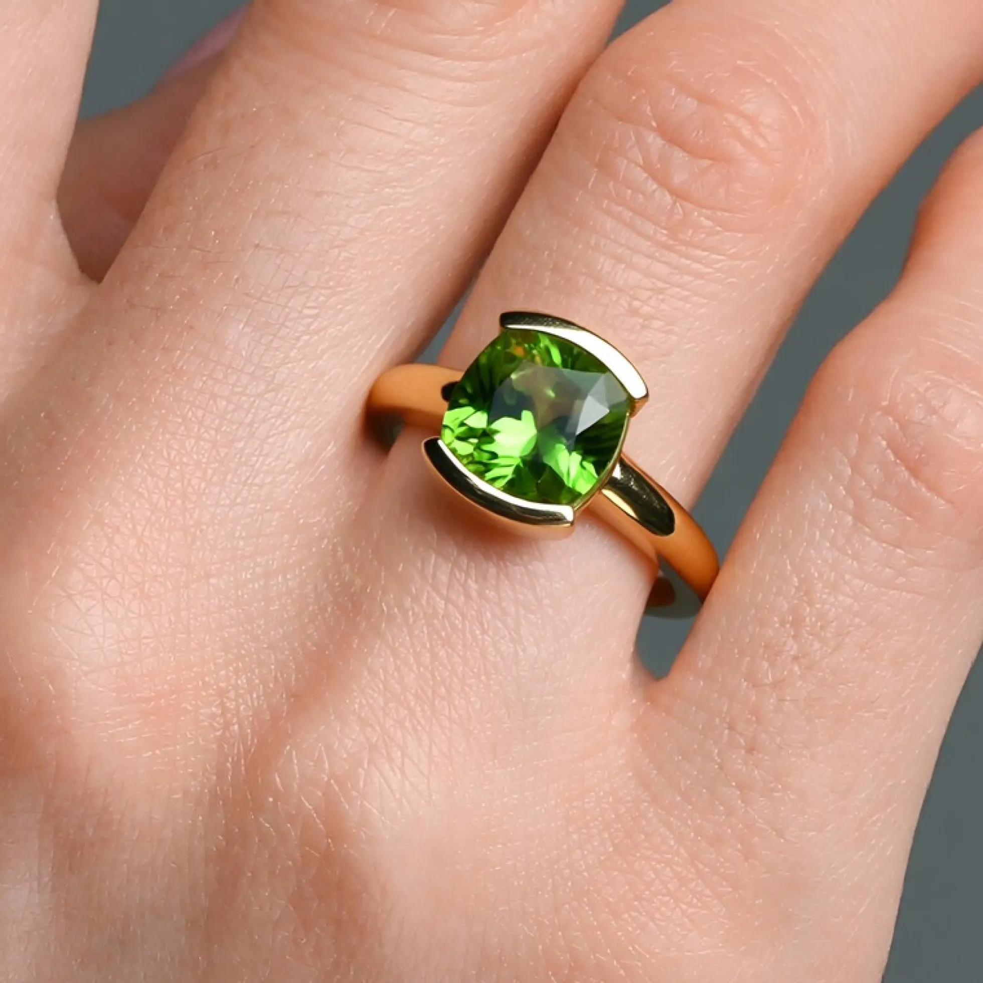 Wagogo-Peridot-Goldring