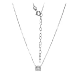 Weißer Topas-Silbercollier