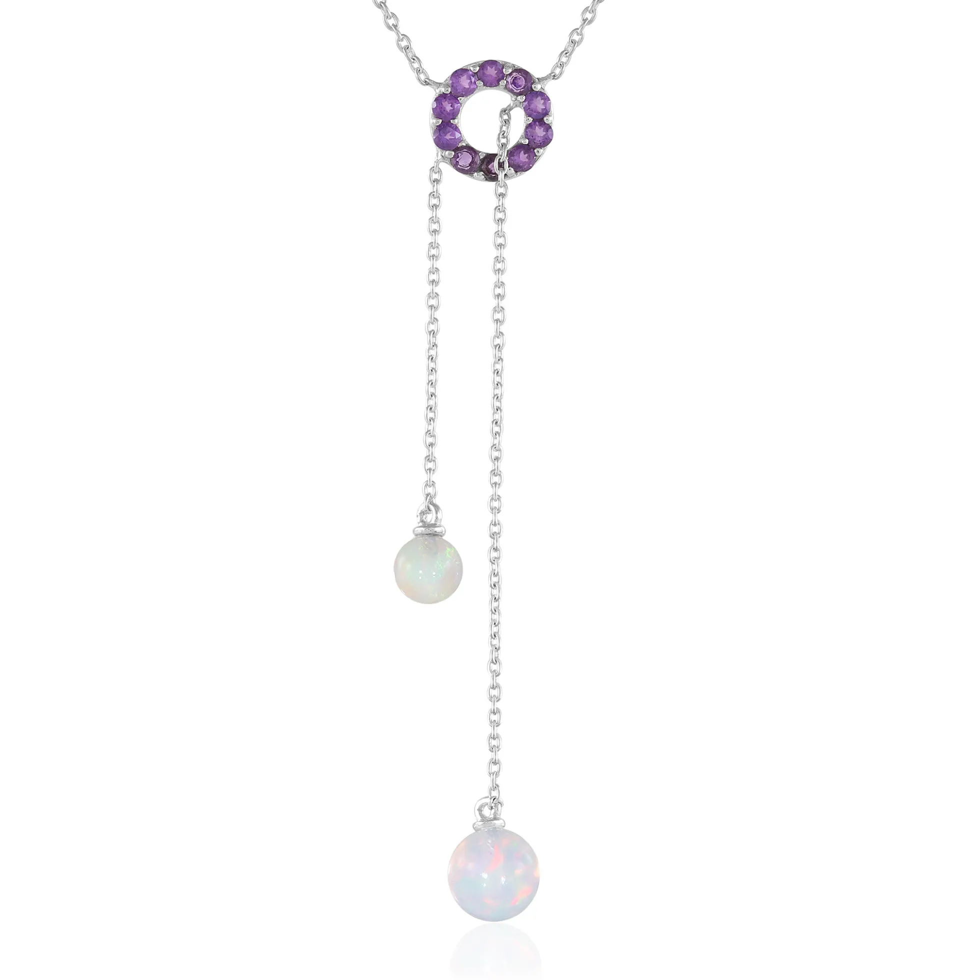 Welo-Opal-Silbercollier