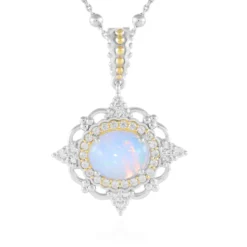 Welo-Opal-Silberhalskette
