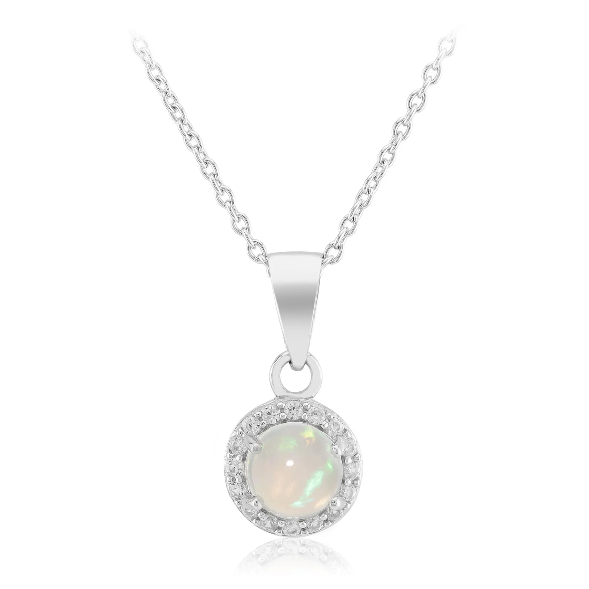 Welo-Opal-Silberhalskette