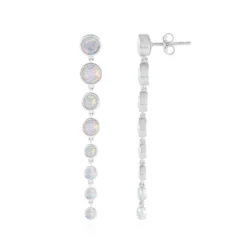 Welo-Opal-Silberohrringe