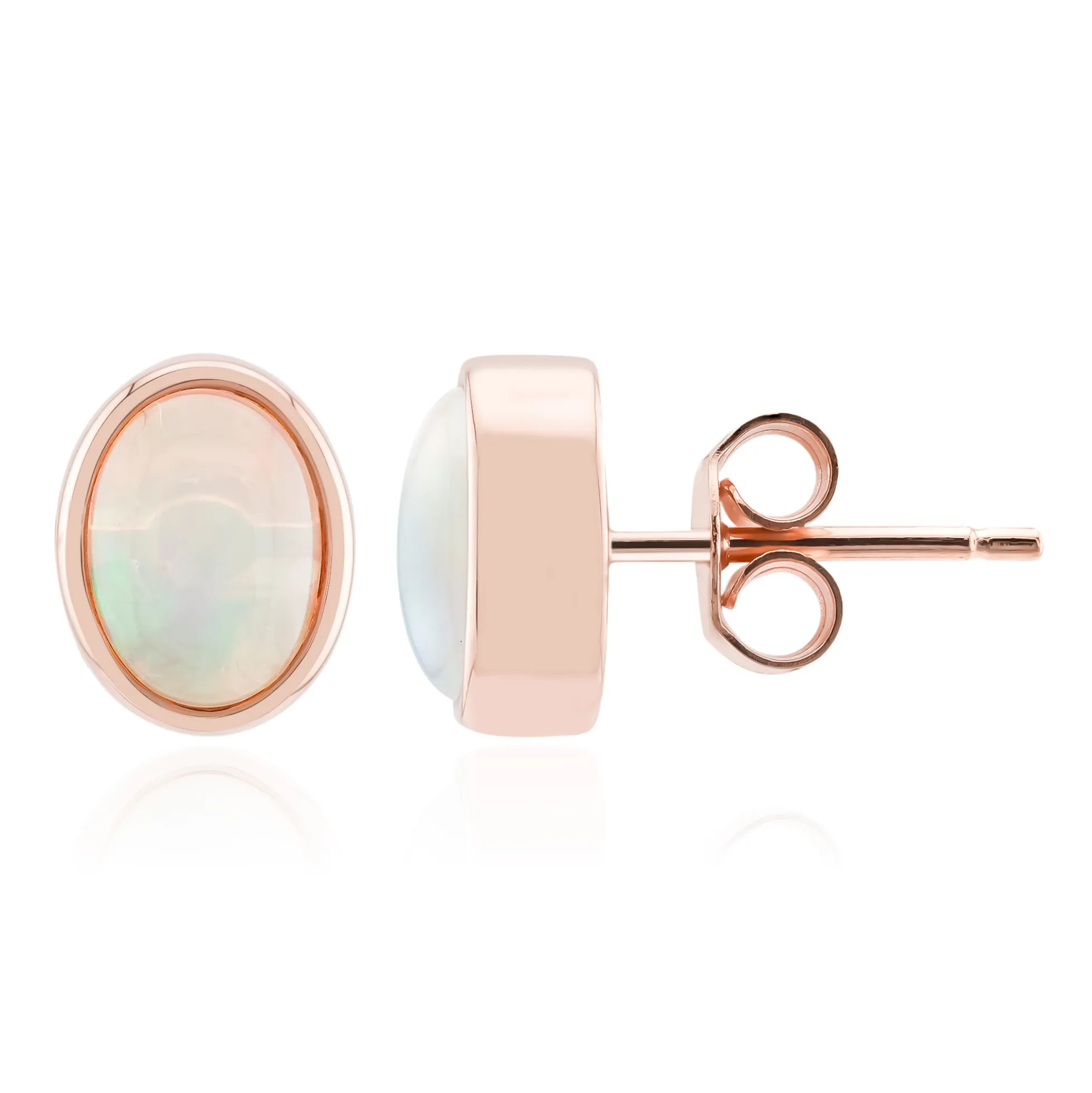 Welo-Opal-Silberohrringe