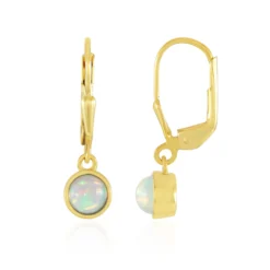 Welo-Opal-Silberohrringe