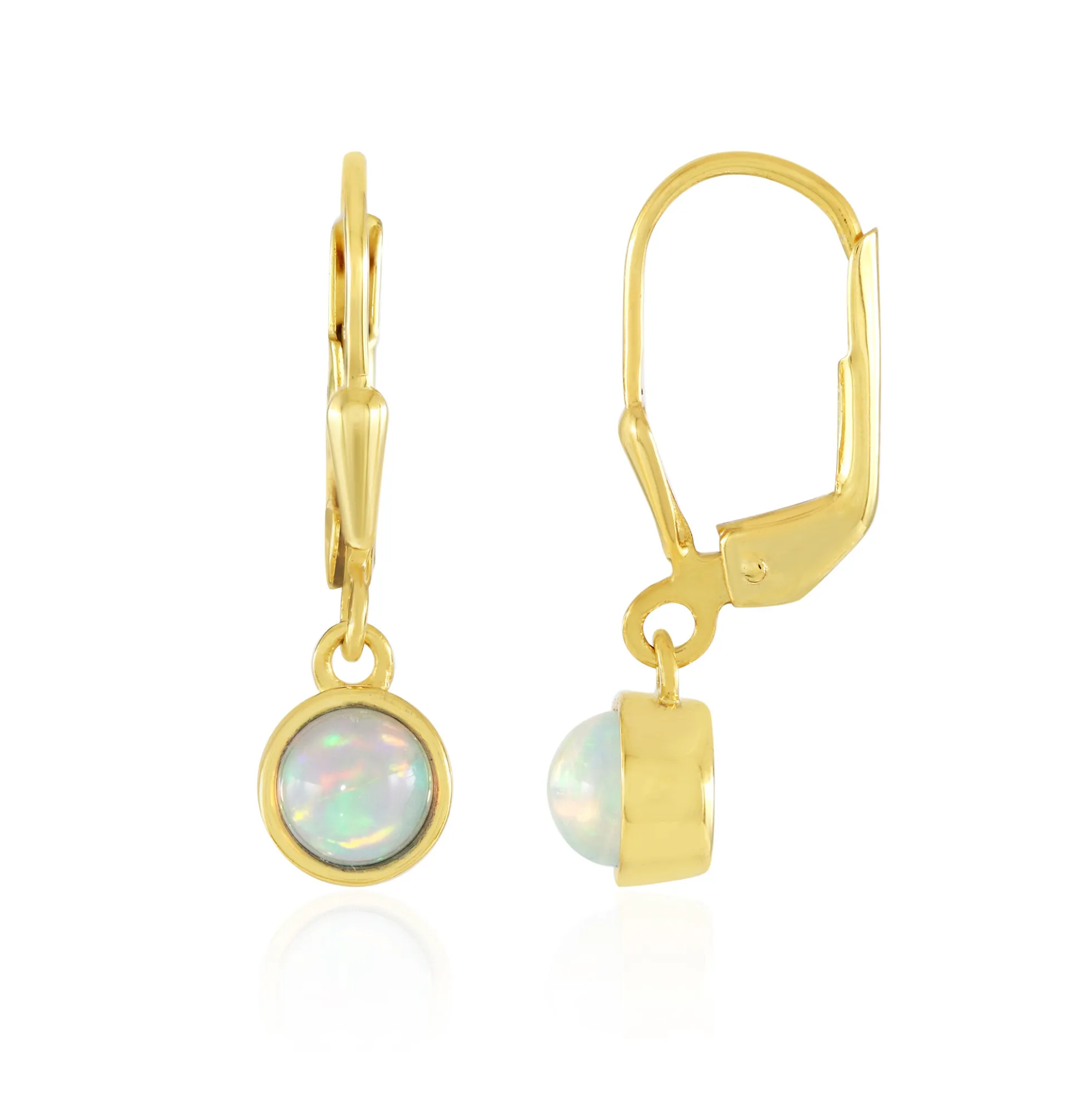 Welo-Opal-Silberohrringe