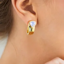 Welo-Opal-Silberohrringe