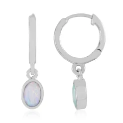 Welo-Opal-Silberohrringe
