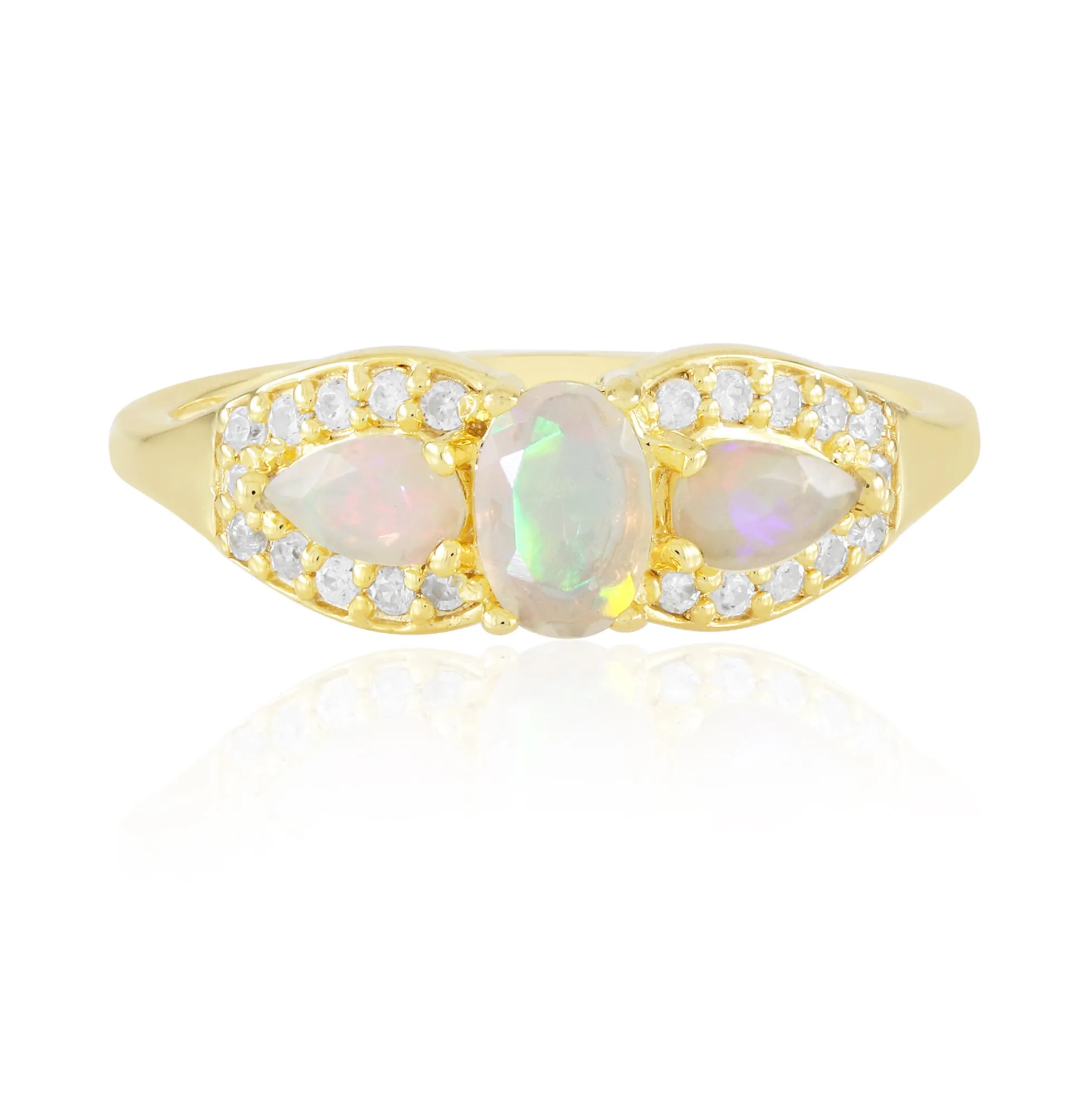 Welo-Opal-Silberring
