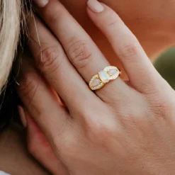 Welo-Opal-Silberring