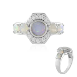 Welo-Opal-Silberring