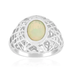 Welo-Opal-Silberring