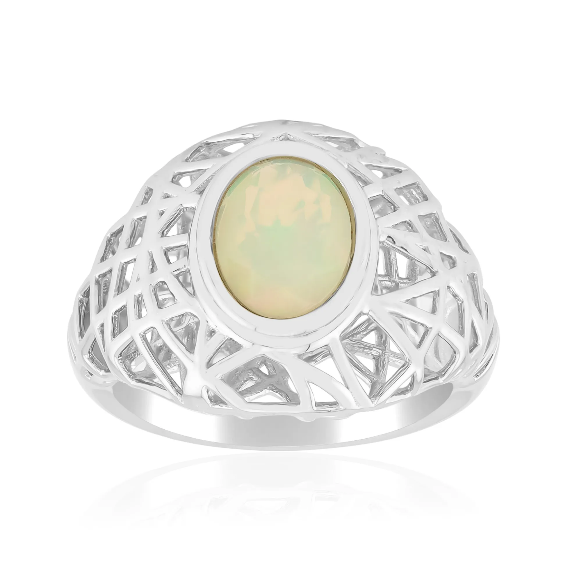 Welo-Opal-Silberring
