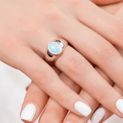 Welo-Opal-Silberring