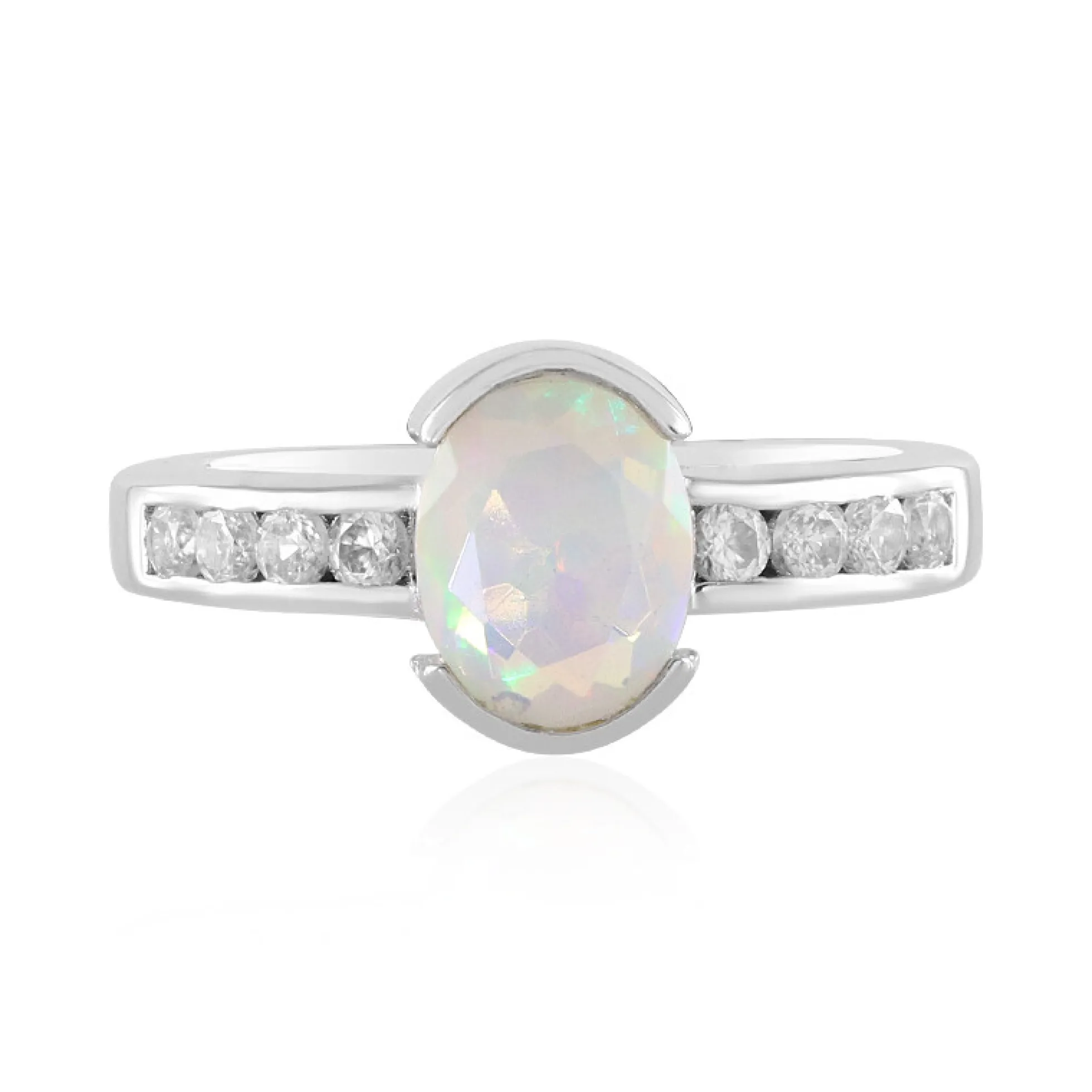 Welo-Opal-Silberring