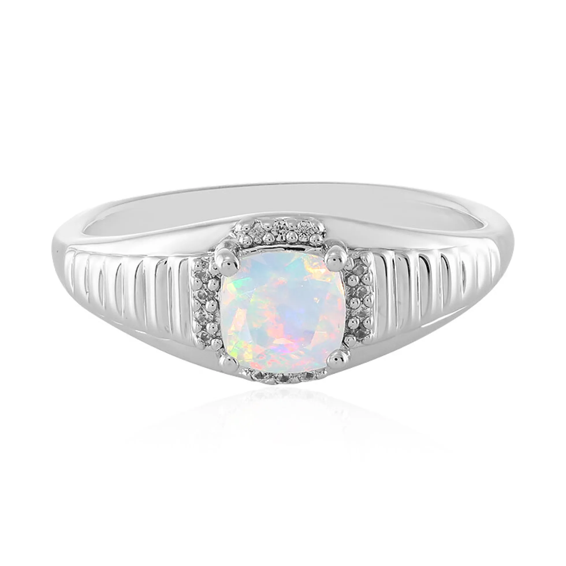 Welo-Opal-Silberring