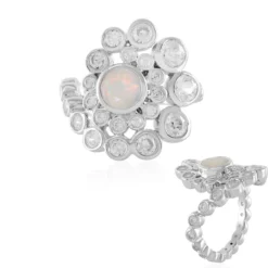 Welo-Opal-Silberring