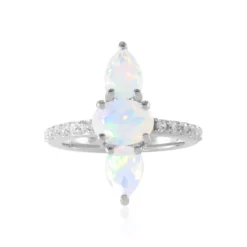 Welo-Opal-Silberring