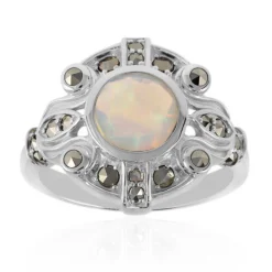 Welo-Opal-Silberring