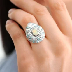 Welo-Opal-Silberring