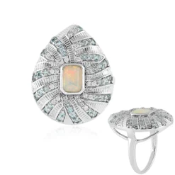 Welo-Opal-Silberring