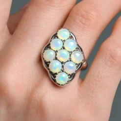 Welo-Opal-Silberring