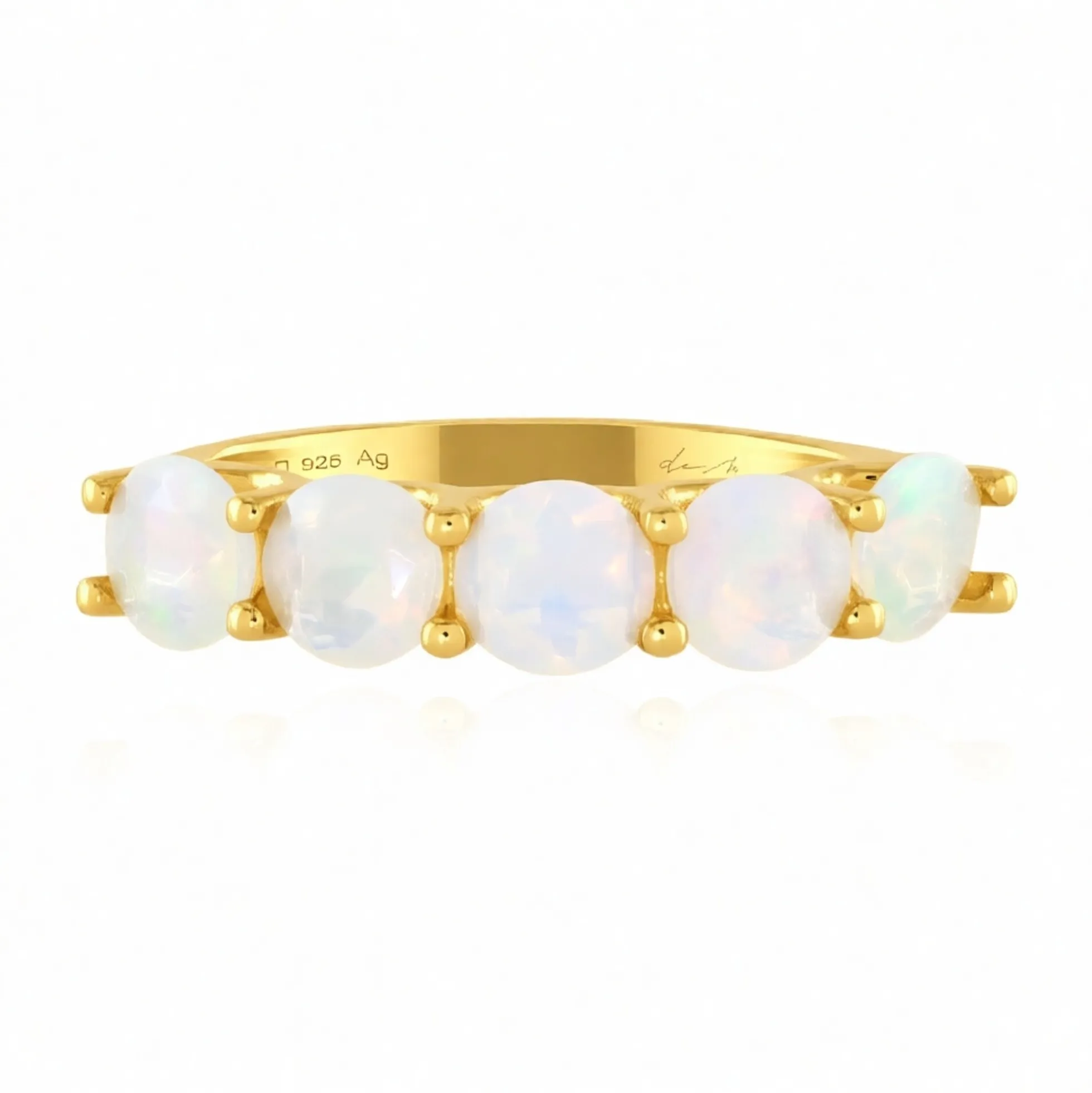 Welo-Opal-Silberring