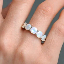 Welo-Opal-Silberring