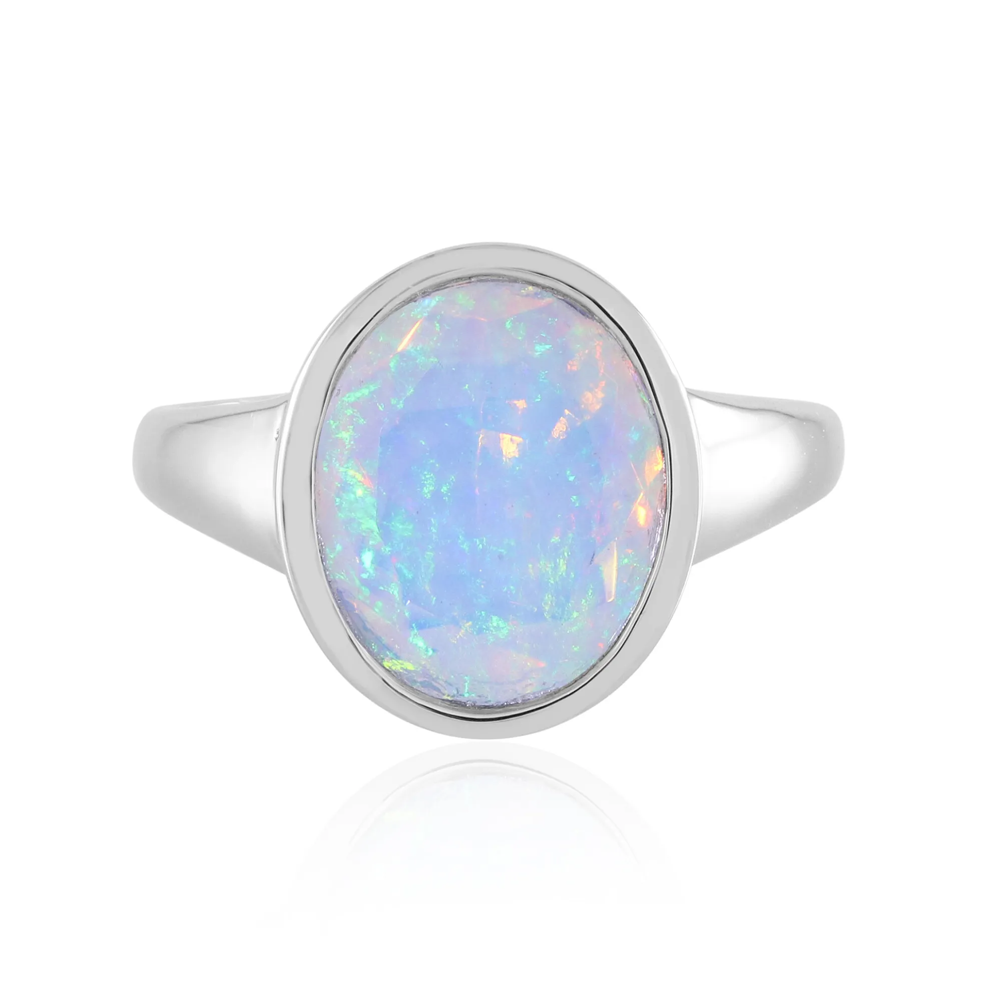 Welo-Opal-Silberring