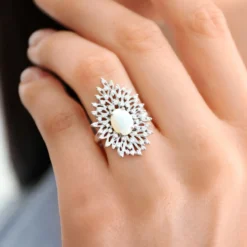 Welo-Opal-Silberring