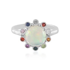 Welo-Opal-Silberring
