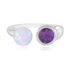 Welo-Opal-Silberring