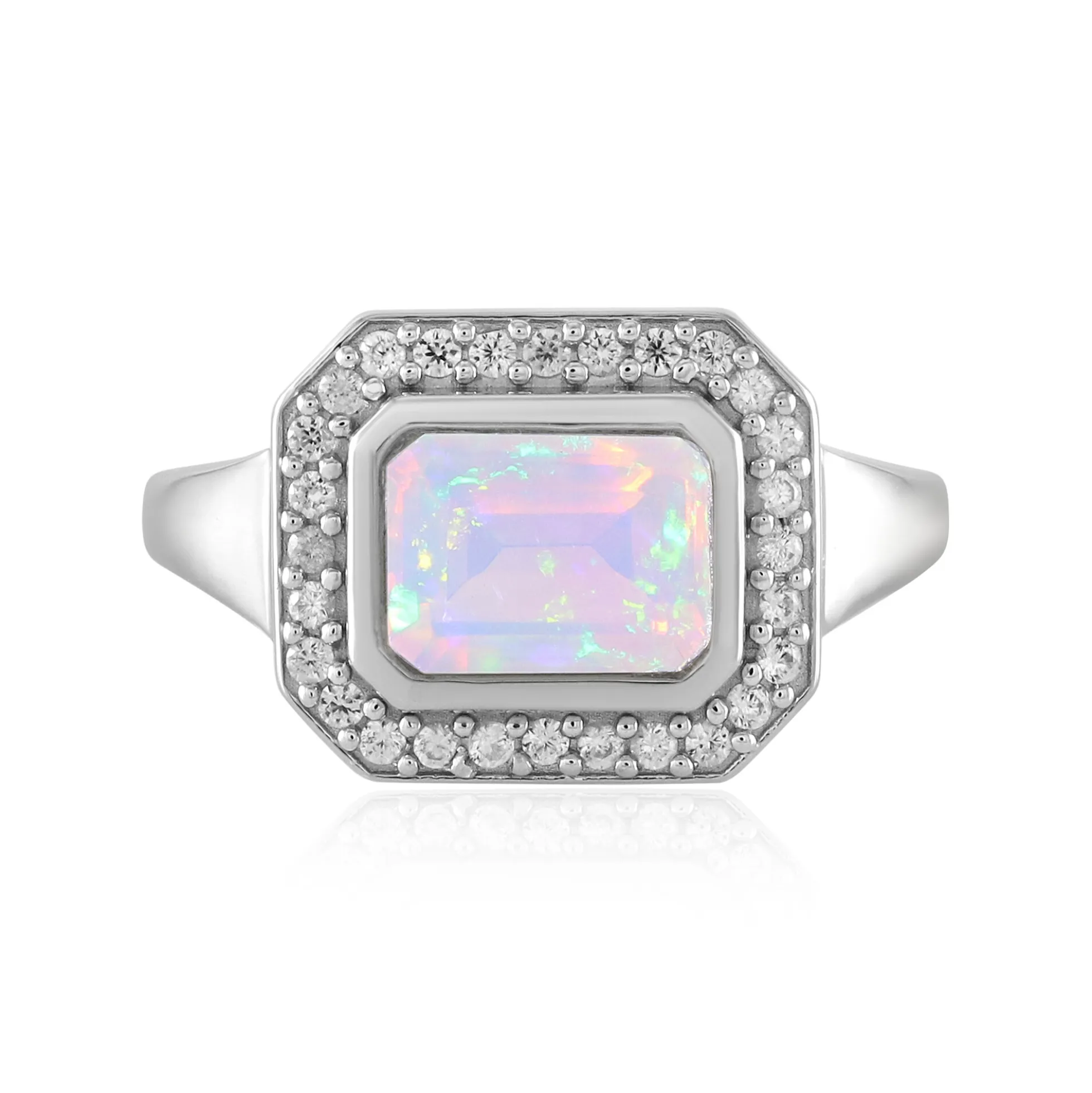 Welo-Opal-Silberring