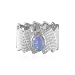 Welo-Opal-Silberring